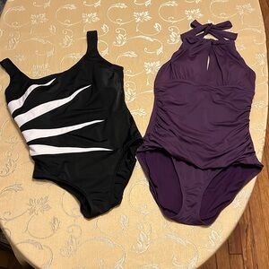 Size 14 Set of women’s bathing suits